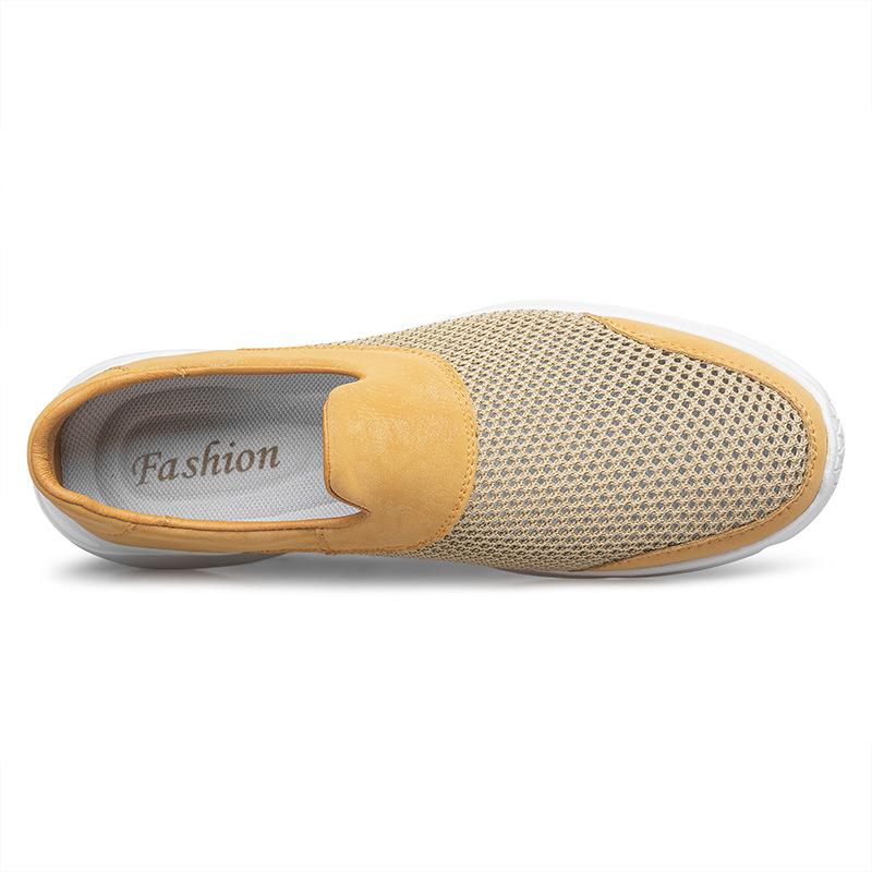 Summer hollow breathable mesh shoes men s soft sole versatile sports and leisure one-pedal fly-woven mesh middle-aged dad shoes 45 жовтий
Summer hollow breathable mesh shoes men s soft sole versatile sports and leisure one-pedal fly-woven mesh middle-aged dad shoes 45 жовтий
