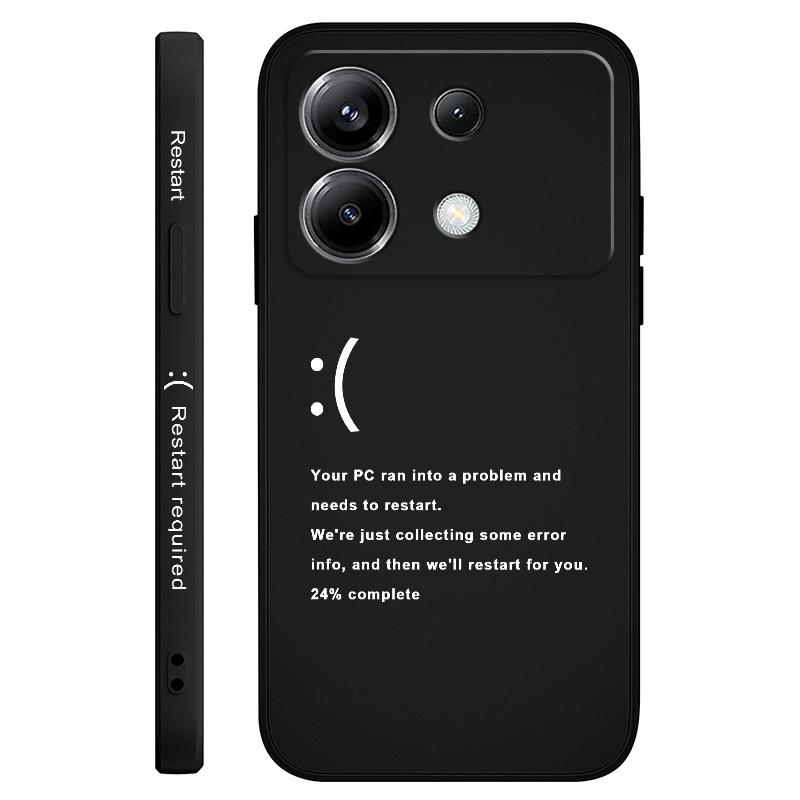 Disturbing Blue Screen Phone Case For Xiaomi Poco F7 X7 X6 F6 M6 M5 M5S F5 X5 F4 X4 M4 F3 M3 X3 Pro 4G 5G GT Silicone Cover Poco X6 чёрный
Disturbing Blue Screen Phone Case For Xiaomi Poco F7 X7 X6 F6 M6 M5 M5S F5 X5 F4 X4 M4 F3 M3 X3 Pro 4G 5G GT Silicone Cover Poco X6 чёрный
