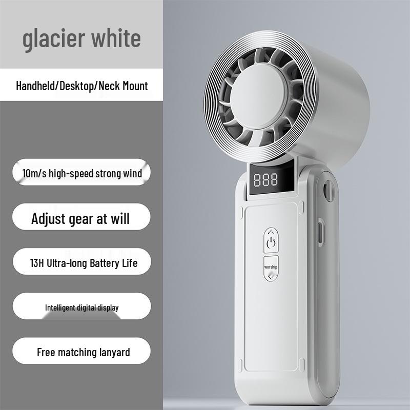 High-Speed Foldable Handheld Fan with 100 Adjustable Gears and Turbo Cooling 17.5*6*5.5cm
High-Speed Foldable Handheld Fan with 100 Adjustable Gears and Turbo Cooling 17.5*6*5.5cm