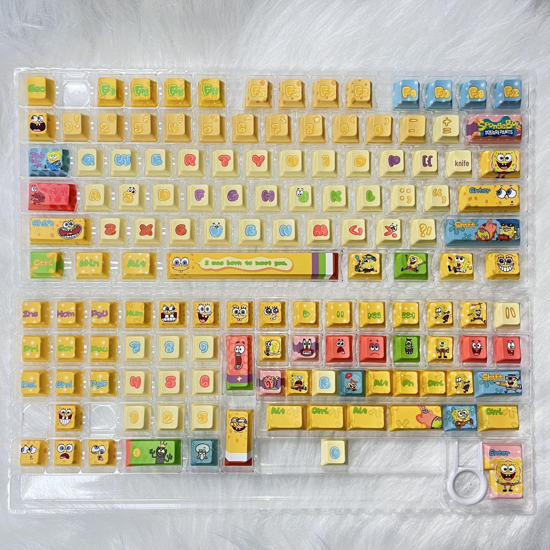 SpongeBob 2.0 Cartoon Personality Keycaps - PBT Material, Cute Design for Mechanical Keyboards
SpongeBob 2.0 Cartoon Personality Keycaps - PBT Material, Cute Design for Mechanical Keyboards