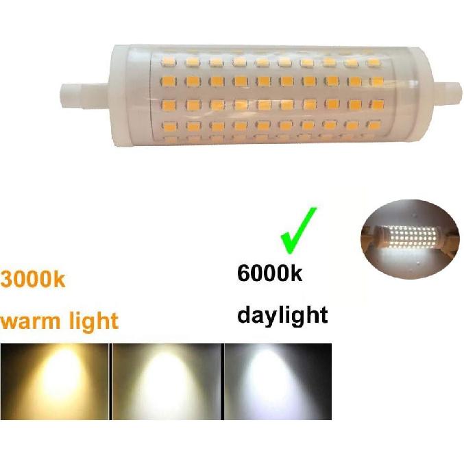 QLEE R7s Led Bulb 118mm Dimmable 4.7 Inch J 118 15W 120v 1500lm FloodLight Floor Standing Light J Type Led Bulb Replacement Tungsten Halogen 100w 1 Pack, 6000k Daylight
QLEE R7s Led Bulb 118mm Dimmable 4.7 Inch J 118 15W 120v 1500lm FloodLight Floor Standing Light J Type Led Bulb Replacement Tungsten Halogen 100w 1 Pack, 6000k Daylight
