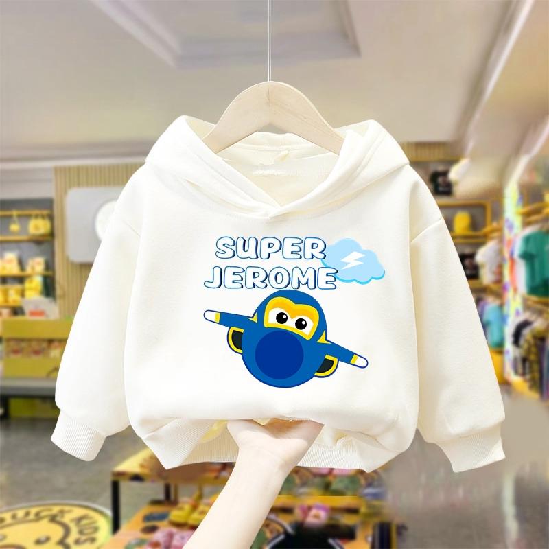 Детский мультяшный принт Super Wings, удобная толстовка с капюшоном, осенне-зимняя, для активного отдыха на улице, спортивные топы с длинным рукавом 110
Детский мультяшный принт Super Wings, удобная толстовка с капюшоном, осенне-зимняя, для активного отдыха на улице, спортивные топы с длинным рукавом 110