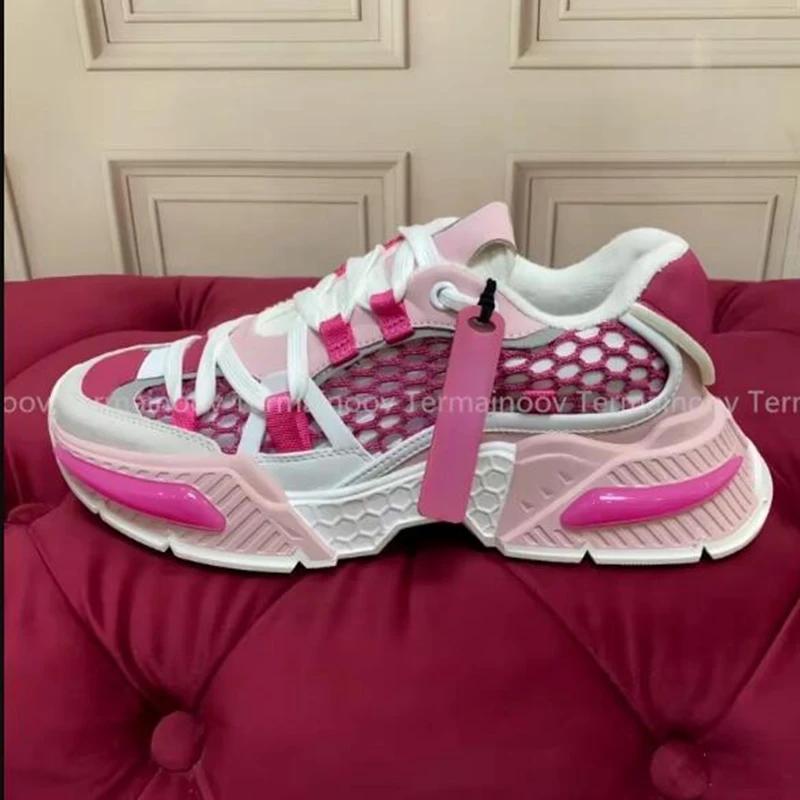 Men Women Sneakers Comfort Breathable Mesh Round Toe Flat Walking Shoes Classic Mixed Color Thick Soled Casual Sports Shoes 41
Men Women Sneakers Comfort Breathable Mesh Round Toe Flat Walking Shoes Classic Mixed Color Thick Soled Casual Sports Shoes 41