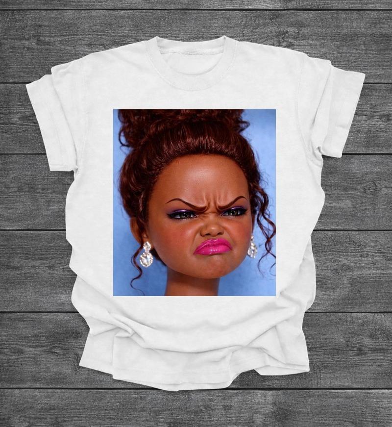 Funny African American Disgusted Black Doll Face Meme Shirt Summer Unisexs and Womens Loose and Breathable Tshirt Top S
Funny African American Disgusted Black Doll Face Meme Shirt Summer Unisexs and Womens Loose and Breathable Tshirt Top S