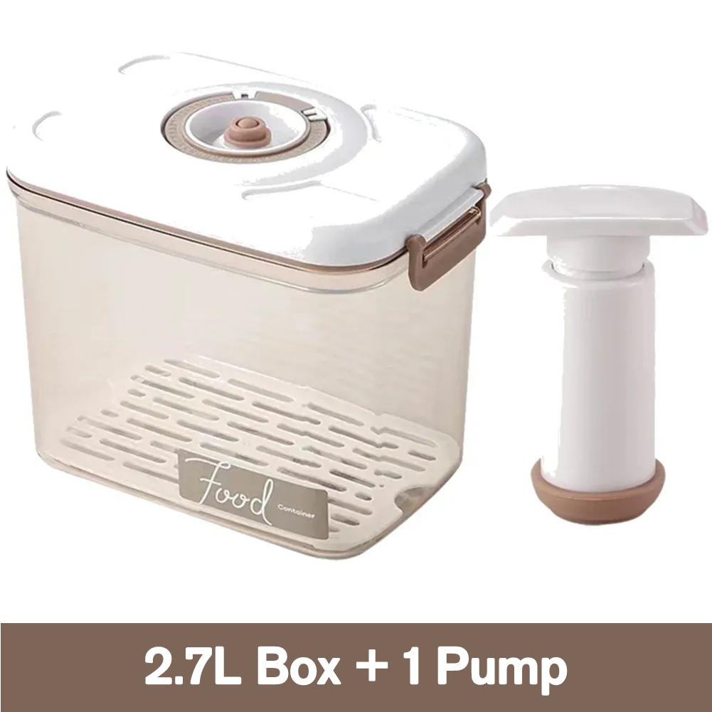 Вакуумный контейнер для хранения продуктов питания, контейнер для хранения продуктов большой емкости, герметичный многофункциональный контейнер для хранения продуктов питания для мяса, фруктов, овощей
Вакуумный контейнер для хранения продуктов питания, контейнер для хранения продуктов большой емкости, герметичный многофункциональный контейнер для хранения продуктов питания для мяса, фруктов, овощей