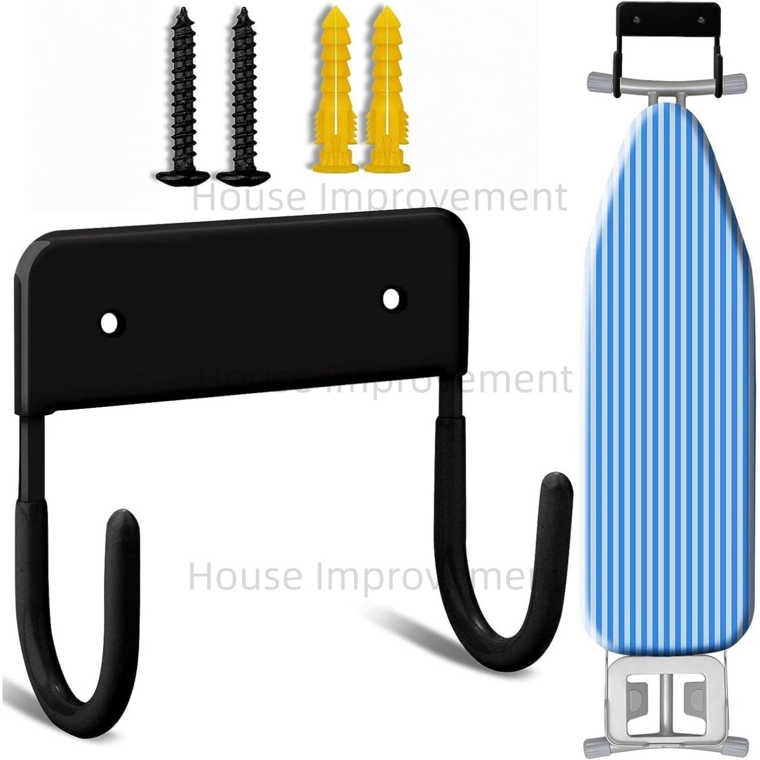 Iron Board Hanger Holder Ironing Board Hook Wall Mount Rack for Laundry Rooms Space-Saving Storage Rack Hanging Shelf Hanger
Iron Board Hanger Holder Ironing Board Hook Wall Mount Rack for Laundry Rooms Space-Saving Storage Rack Hanging Shelf Hanger