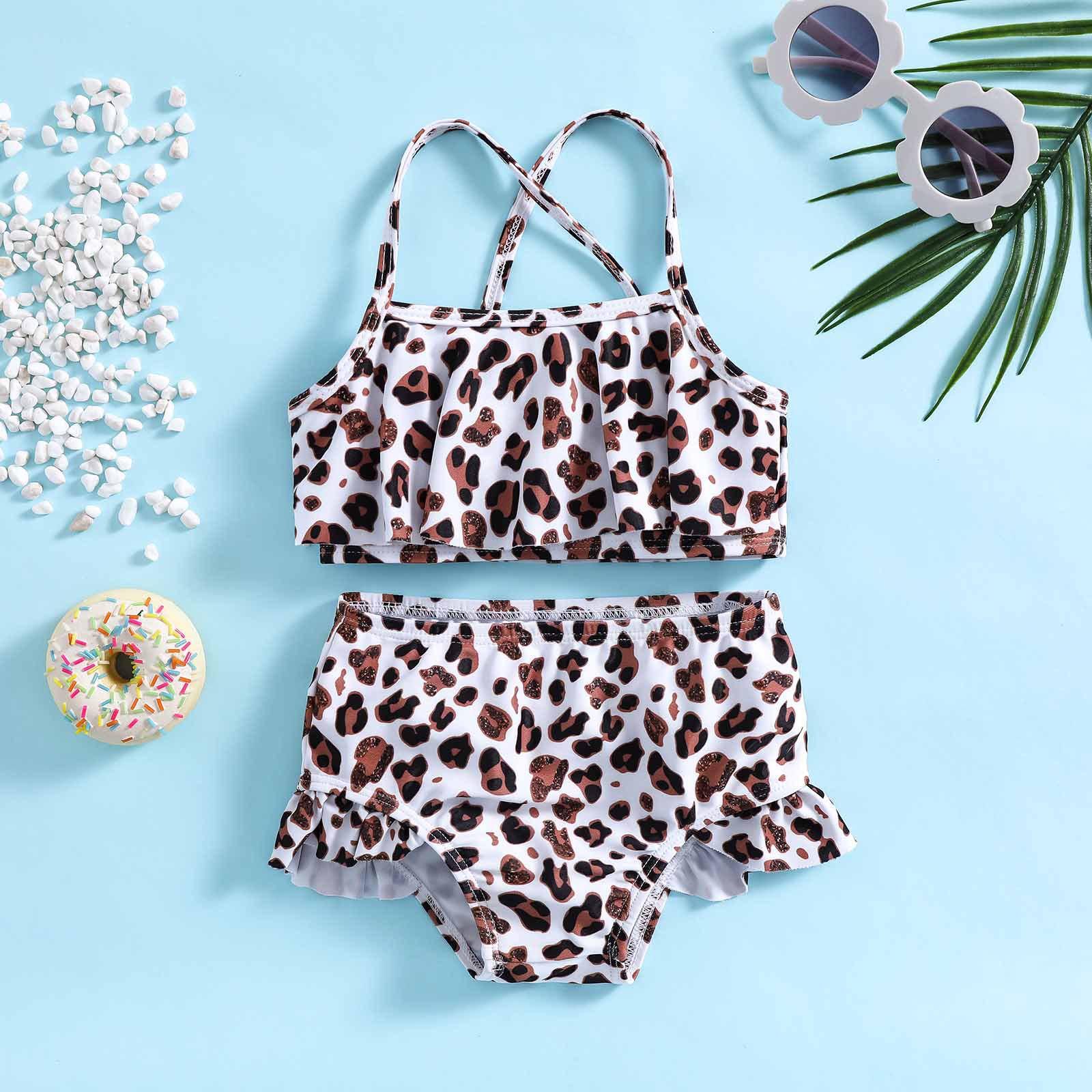New Sporty Girls Leopard Print Two-Piece Camisole Swimsuit with Puff Sleeves Size 80 белый
New Sporty Girls Leopard Print Two-Piece Camisole Swimsuit with Puff Sleeves Size 80 белый