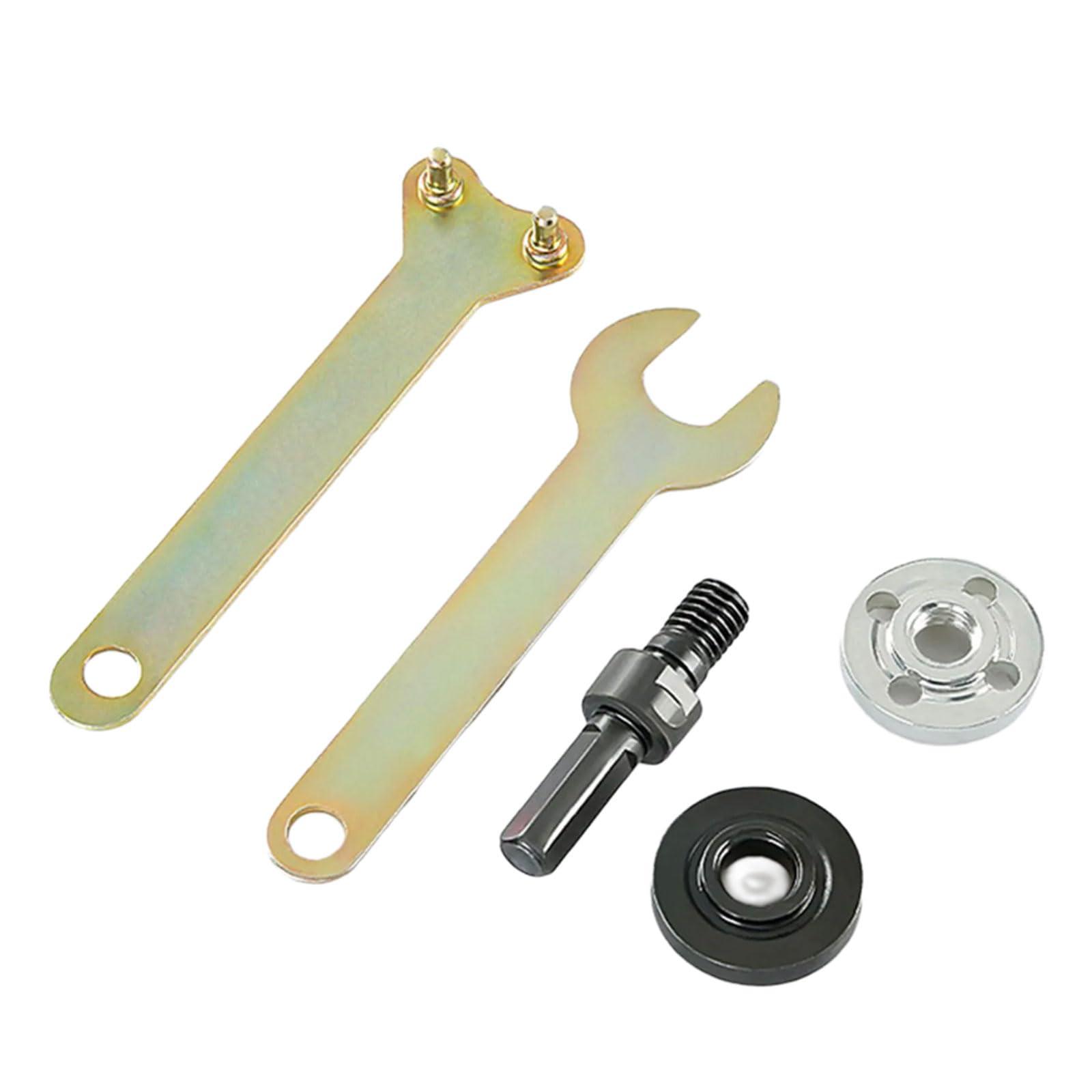 Set Of Electric Angle Grinder Tool Accessories, 10mm Taper Shank Adapter Tool Plate Holder Angle Grinder Drill Wrench Nut Wrench
Set Of Electric Angle Grinder Tool Accessories, 10mm Taper Shank Adapter Tool Plate Holder Angle Grinder Drill Wrench Nut Wrench