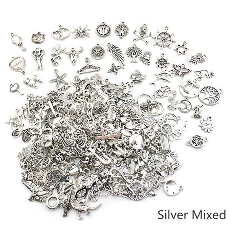 30Pcs Vintage Mixed Metal Animal Birds Charms Beads Handmade DIY Bracelet Pendant Neacklace Clips Jewelry Making Findings срібний
30Pcs Vintage Mixed Metal Animal Birds Charms Beads Handmade DIY Bracelet Pendant Neacklace Clips Jewelry Making Findings срібний