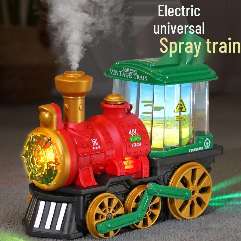 Многофункциональный электрический игрушечный поезд: Огни, Музыка, Пар, Автодром и Развивающая головоломка
Многофункциональный электрический игрушечный поезд: Огни, Музыка, Пар, Автодром и Развивающая головоломка