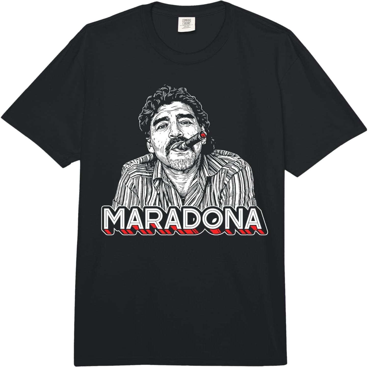 Diego Maradona Vintage Cigar Retro Soccer Icon Comfort Colors Adult Heavyweight T-Shirt XXXXXL різнокольоровий
Diego Maradona Vintage Cigar Retro Soccer Icon Comfort Colors Adult Heavyweight T-Shirt XXXXXL різнокольоровий