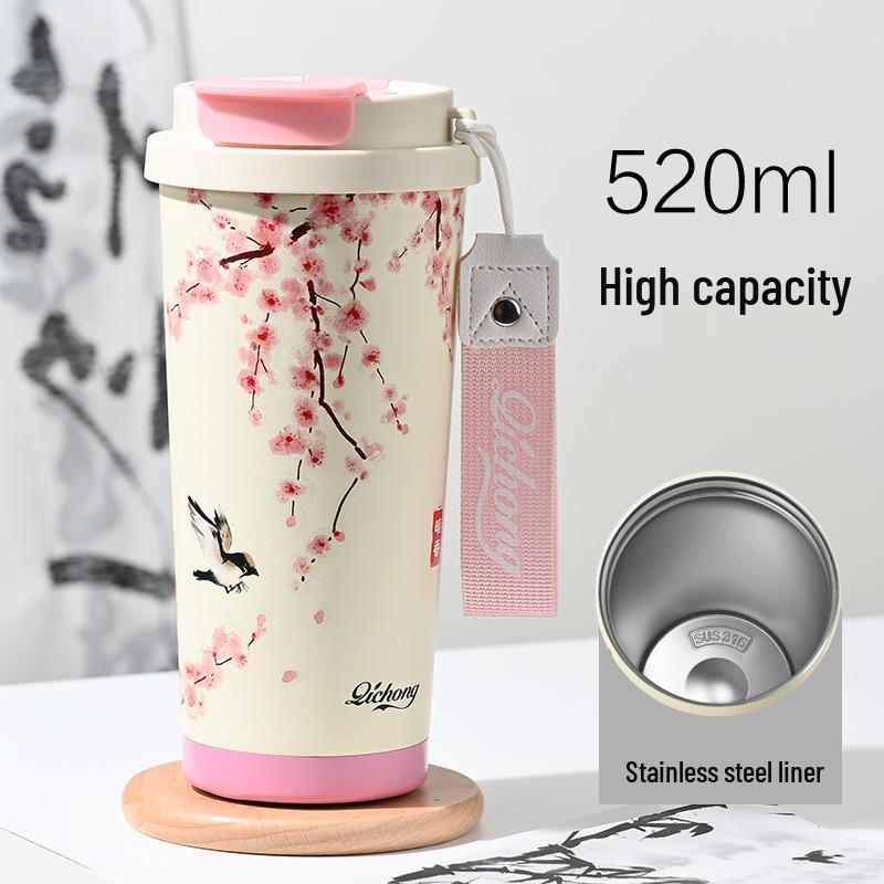 Guochao Double-Walled Coffee Cup with 316 Stainless Steel Liner, Ceramic Thermos, Portable Business Gift. 520ml
Guochao Double-Walled Coffee Cup with 316 Stainless Steel Liner, Ceramic Thermos, Portable Business Gift. 520ml