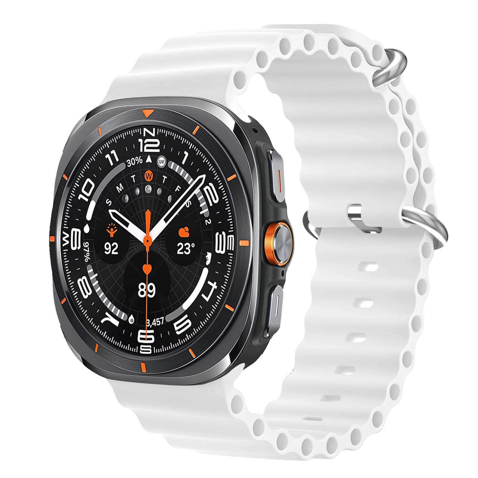 Ocean Band For Samsung Galaxy Watch 7 Ultra 47mm sport Silicone Bracelet correa belt for Samsung Galaxy Watch ultra Strap 47 mm galaxy watch ultra белый
Ocean Band For Samsung Galaxy Watch 7 Ultra 47mm sport Silicone Bracelet correa belt for Samsung Galaxy Watch ultra Strap 47 mm galaxy watch ultra белый