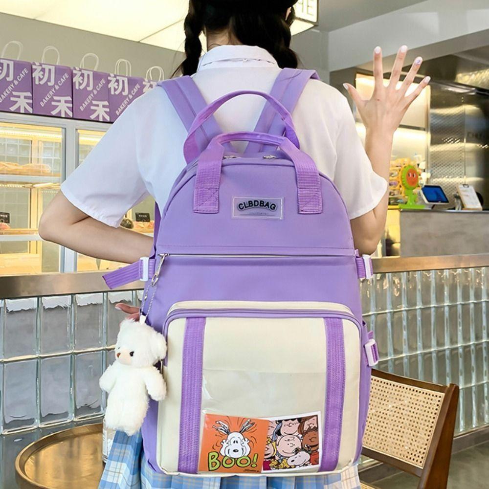 Cartoon Girls Shoulder Bags A Set of Four Large Handbag Kawaii Teenage Shoulder Bags Student
Cartoon Girls Shoulder Bags A Set of Four Large Handbag Kawaii Teenage Shoulder Bags Student
