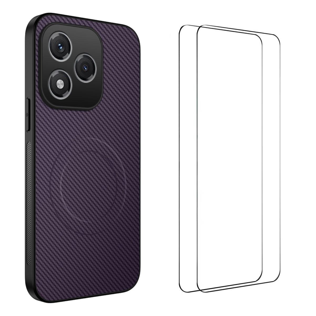 Для Honor 400 Lite 5G Магнитный чехол WANLONFENG Серия TQ1 Текстура углеродного волокна ПК ТПУ Чехол для телефона с 2 шт. Защитные пленки для экрана Purple
Для Honor 400 Lite 5G Магнитный чехол WANLONFENG Серия TQ1 Текстура углеродного волокна ПК ТПУ Чехол для телефона с 2 шт. Защитные пленки для экрана Purple