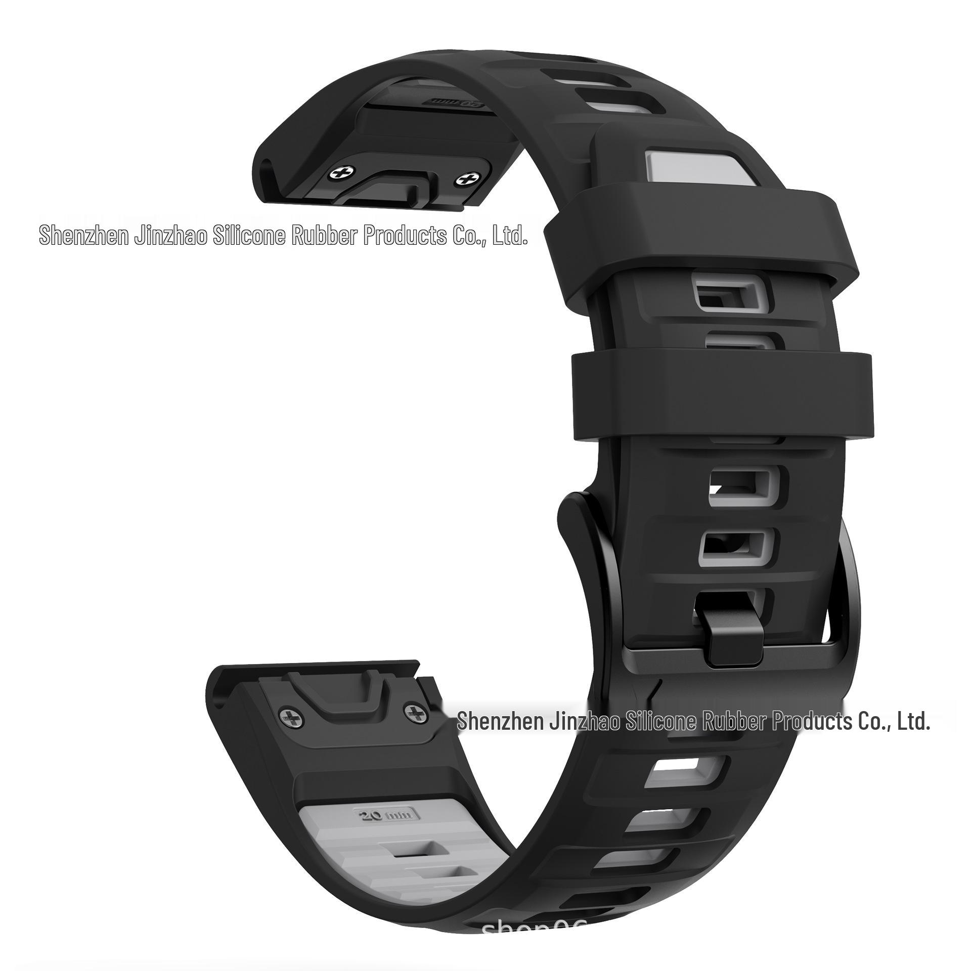 Garmin Fenix 8 Two-Color Silicone Quick-Release Watch Band with Rose Gold Buckle 20mm
Garmin Fenix 8 Two-Color Silicone Quick-Release Watch Band with Rose Gold Buckle 20mm