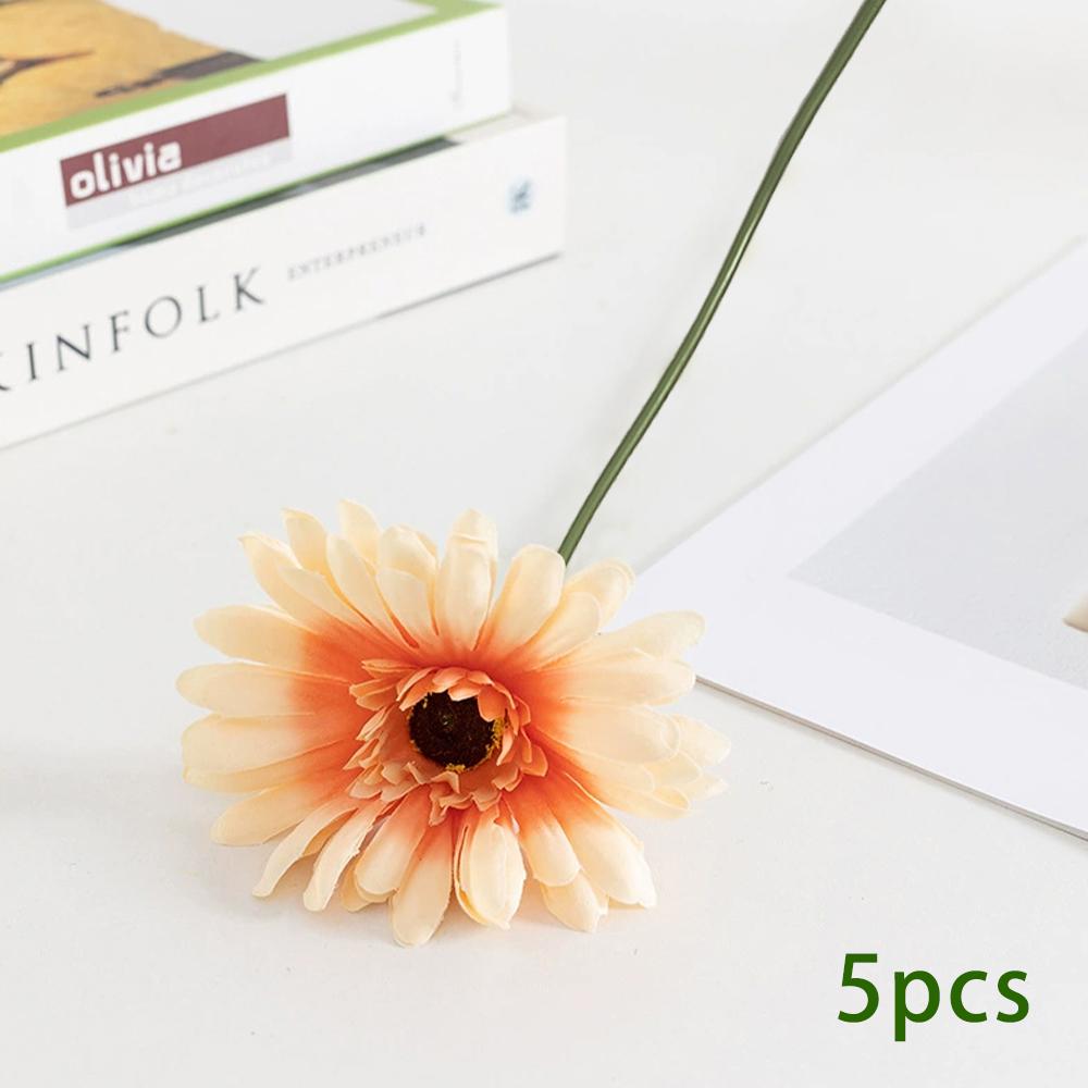 5 шт. Искусственные африканские ромашки Цветы Шелковые цветы Искусственные Поддельные Ромашки для Свадебной вечеринки Офис Домашние украшения шампанского
5 шт. Искусственные африканские ромашки Цветы Шелковые цветы Искусственные Поддельные Ромашки для Свадебной вечеринки Офис Домашние украшения шампанского