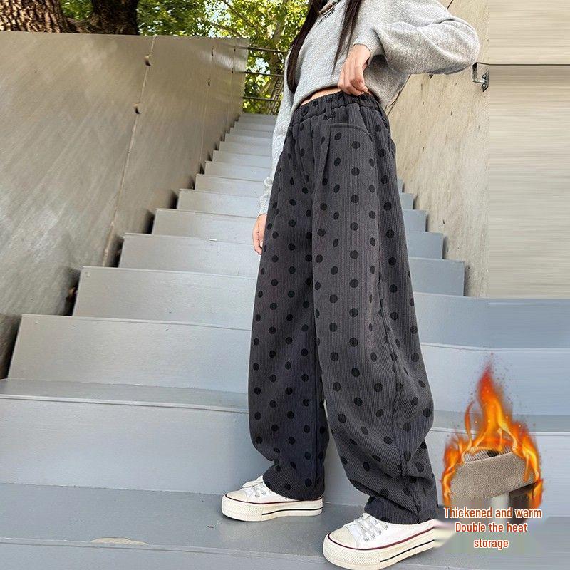 Girls Fleece-Lined Sweatpants for Autumn/Winter 2025 - Stylish, Thickened, Casual Loose Fit for Medium/Large Children. 130 cm сірий колір
Girls Fleece-Lined Sweatpants for Autumn/Winter 2025 - Stylish, Thickened, Casual Loose Fit for Medium/Large Children. 130 cm сірий колір