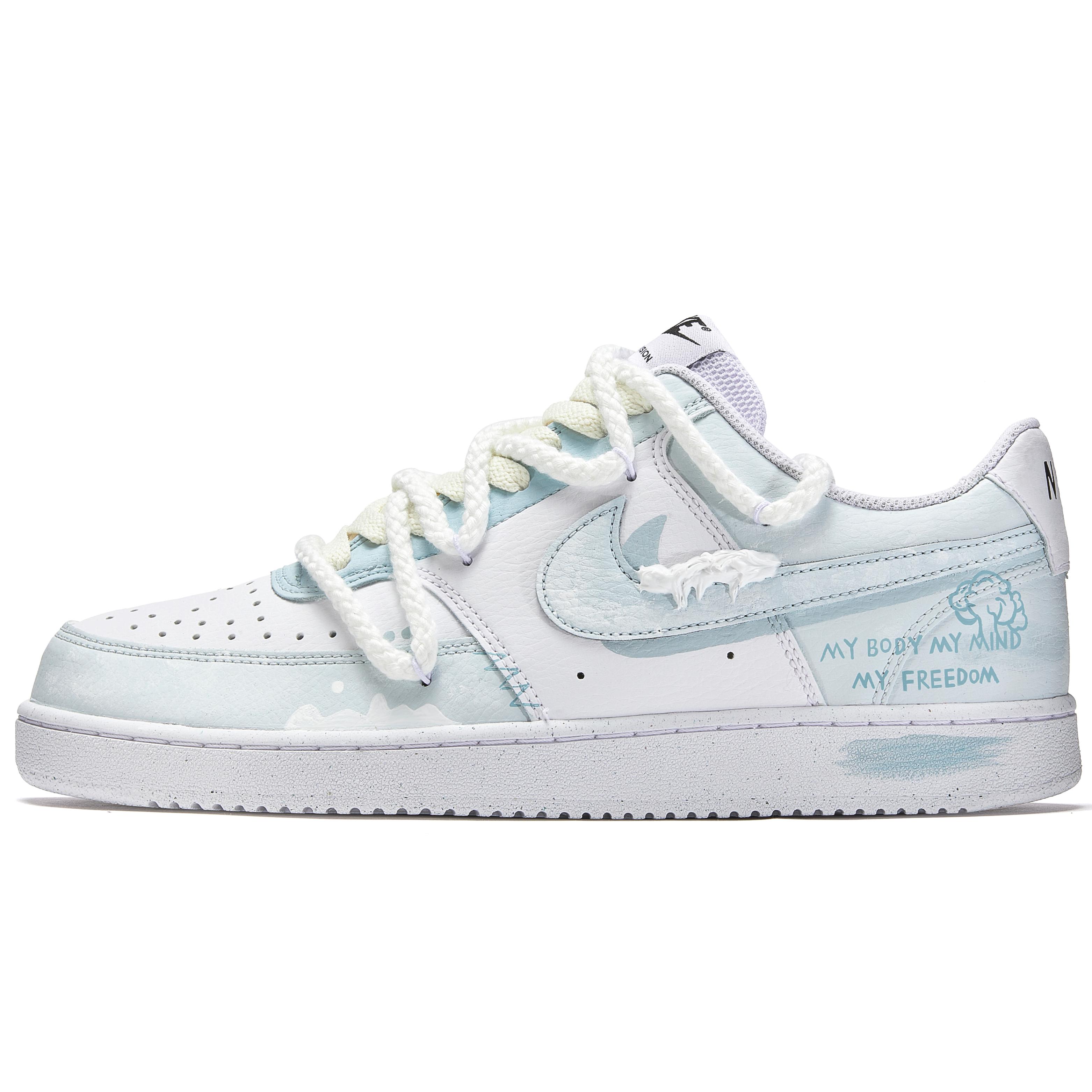 Nike Court Vision 1 Sky Green Mist Slip Resistant Cushioning Low top Skateboard Shoes Men s Blue White DH2987-101(Team177-) 40.5
Nike Court Vision 1 Sky Green Mist Slip Resistant Cushioning Low top Skateboard Shoes Men s Blue White DH2987-101(Team177-) 40.5