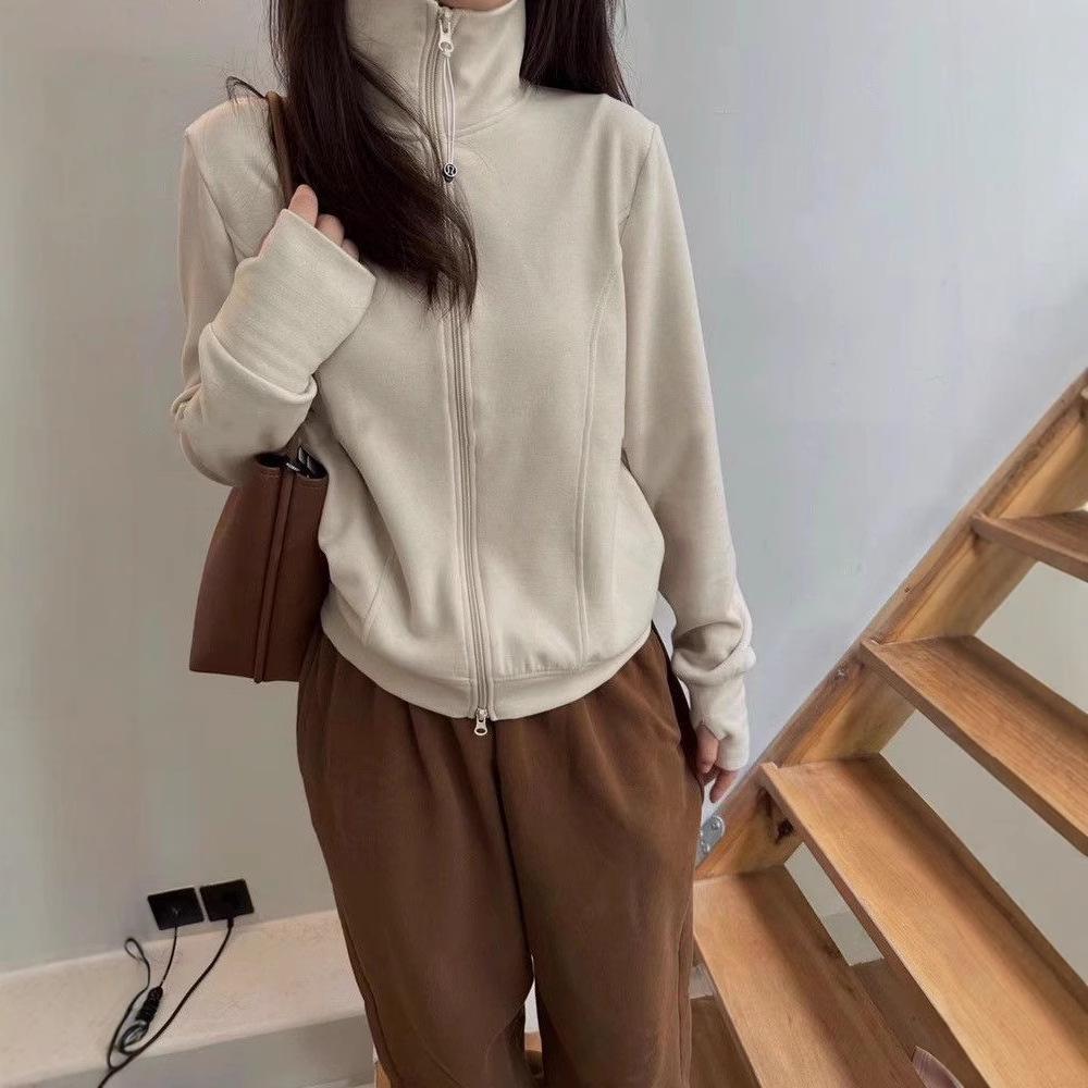 Korean Style Women s Zipper Long Sleeve Base Layer Top: Stand-Up Collar Sweatshirt Cardigan for Autumn/Winter 2024 S
Korean Style Women s Zipper Long Sleeve Base Layer Top: Stand-Up Collar Sweatshirt Cardigan for Autumn/Winter 2024 S