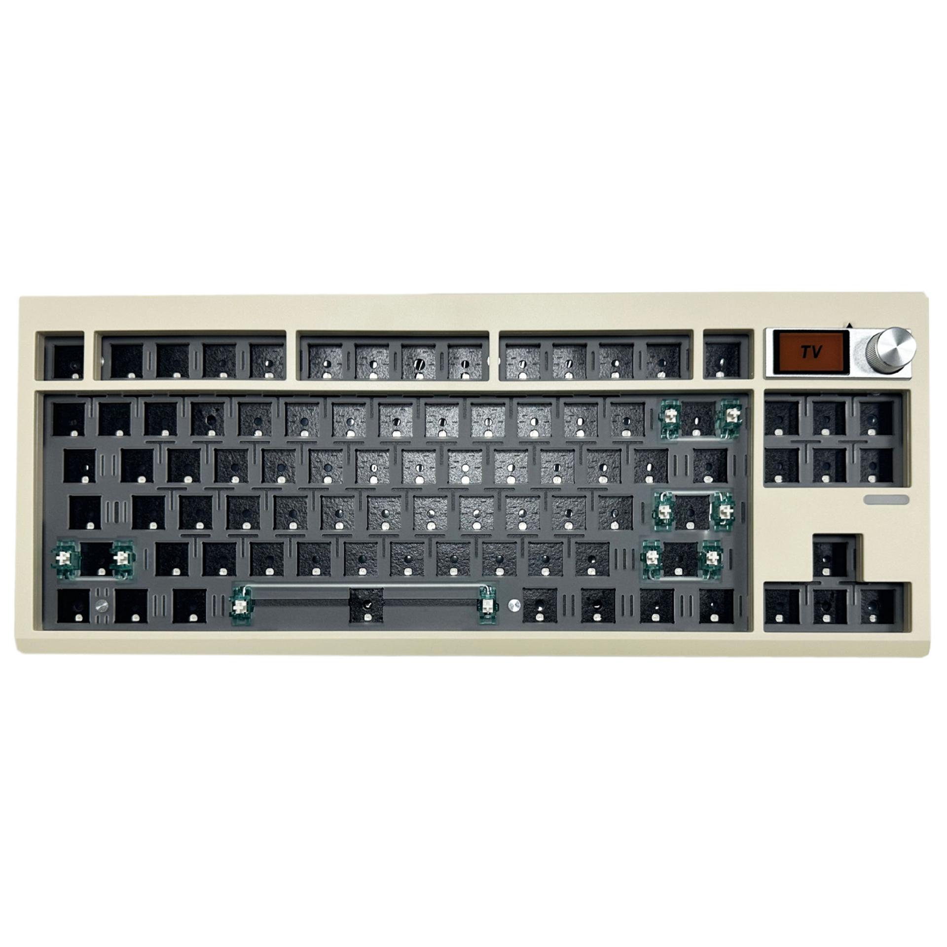 GMK87 RGB Hot Swap Wireless+USB Wired+Bluetooth-compatible Mechanical Keyboard Kit with Volume Knob Beige
GMK87 RGB Hot Swap Wireless+USB Wired+Bluetooth-compatible Mechanical Keyboard Kit with Volume Knob Beige