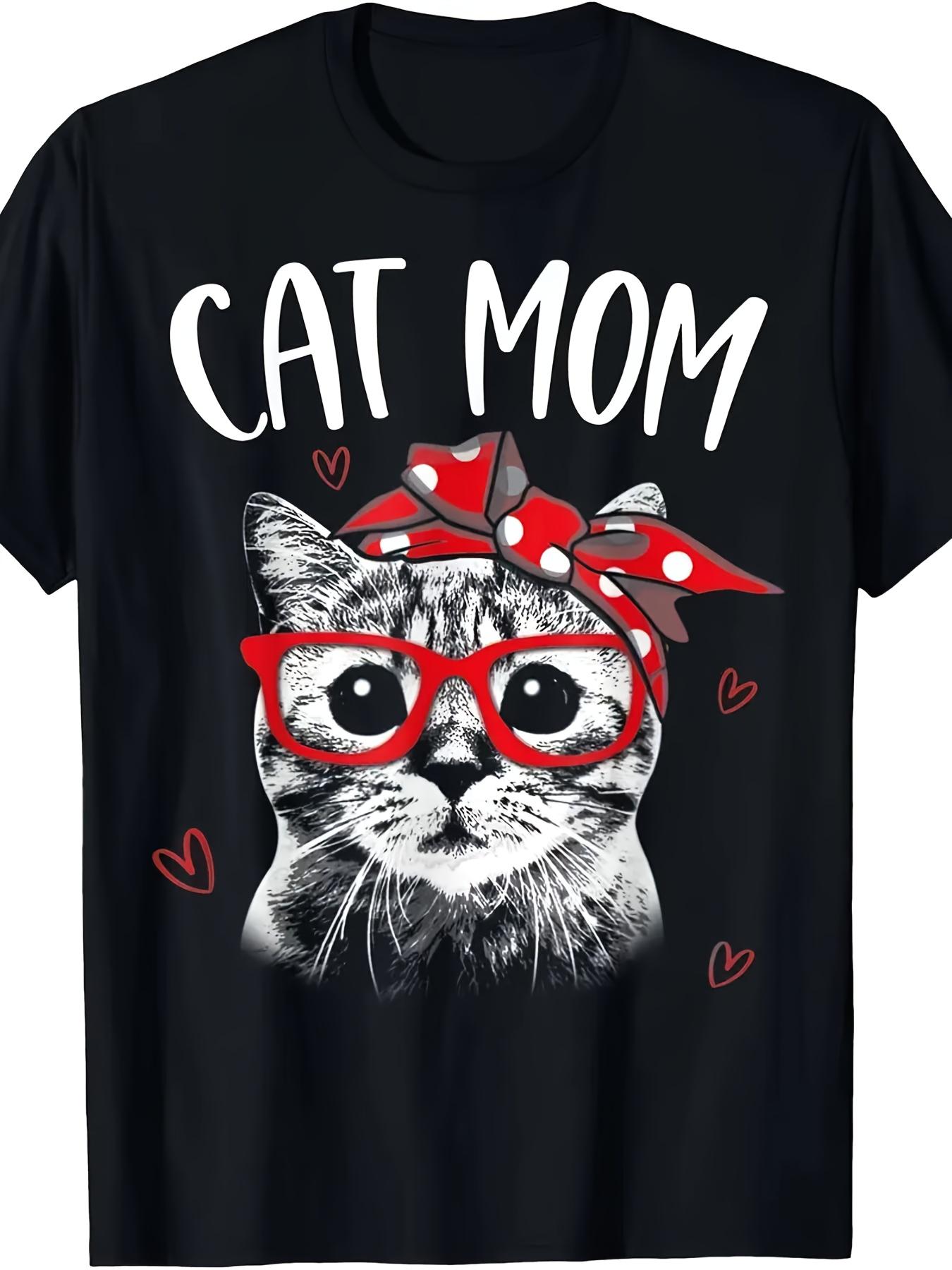 Vintage Cat Mom Graphic Womens Tee Round Neck Short Sleeve Tee for Pet Lover Casual Tops Gifts 4XL
Vintage Cat Mom Graphic Womens Tee Round Neck Short Sleeve Tee for Pet Lover Casual Tops Gifts 4XL