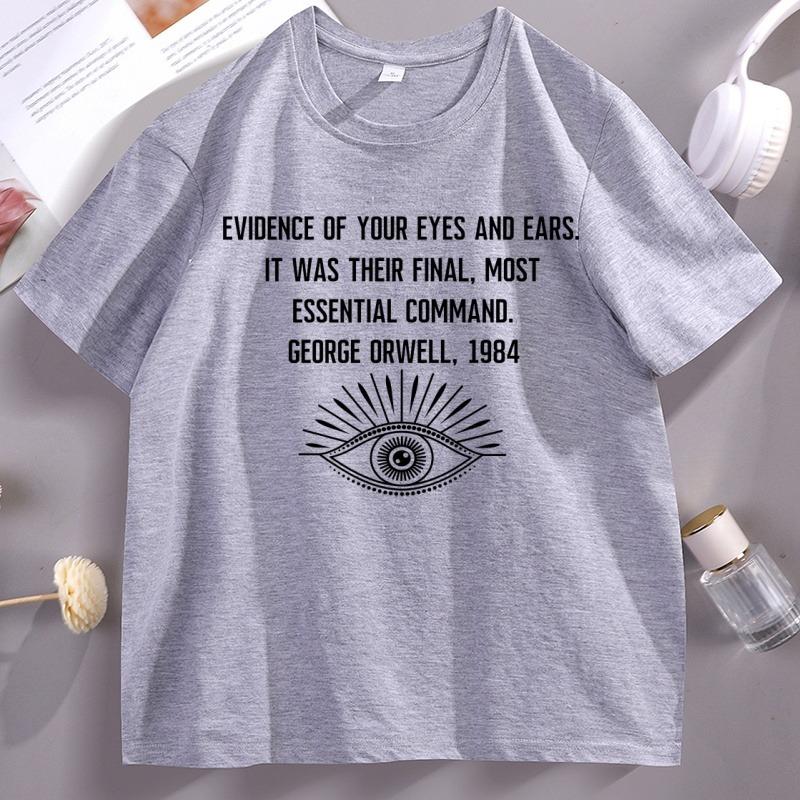 1984 Orwell Quote Tee Retro Short Sleeve Cotton TShirt Unisex Women Causal Soft Oneck T Shirts Harajuku 3XL
1984 Orwell Quote Tee Retro Short Sleeve Cotton TShirt Unisex Women Causal Soft Oneck T Shirts Harajuku 3XL