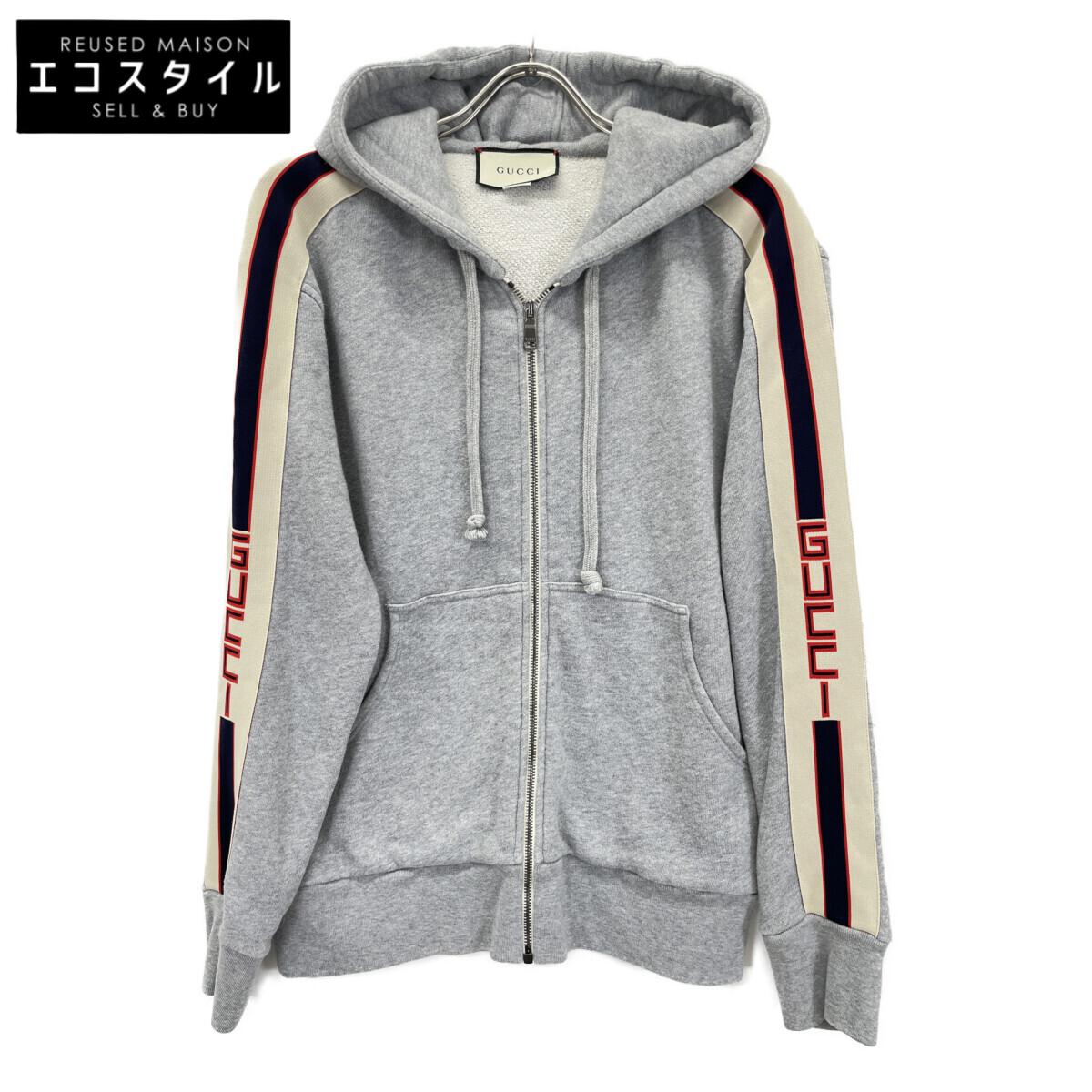 GUCCI Gray 497250 Technical Logo Zip-Up Parka Jacket S grayUsed
GUCCI Gray 497250 Technical Logo Zip-Up Parka Jacket S grayUsed