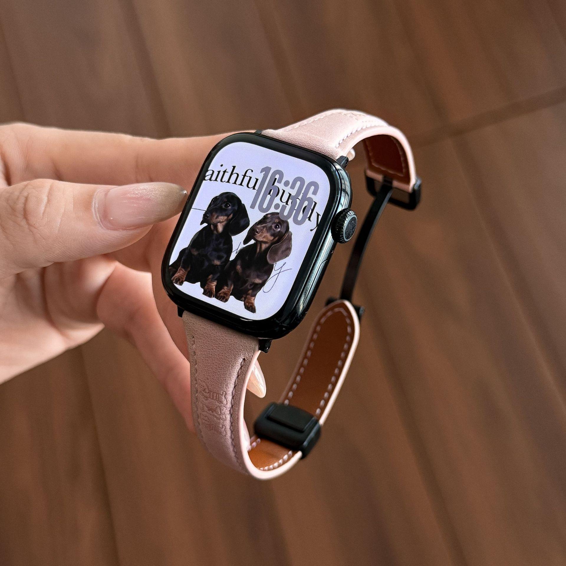 Apple S11 Slim Waist Puppy Leather Watch Strap with Magnetic Buckle - Cute Plush Design for S10 20mm Other Watch Interface рожевий
Apple S11 Slim Waist Puppy Leather Watch Strap with Magnetic Buckle - Cute Plush Design for S10 20mm Other Watch Interface рожевий