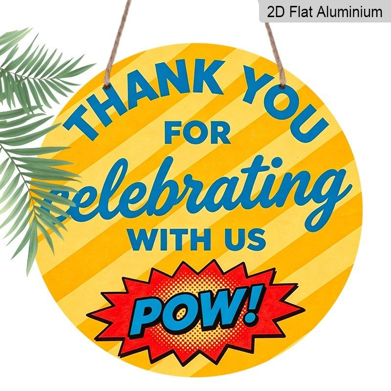 2D Flat Aluminum Thank-you Themed Wall Decoration, Available in Multiple Sizes, Features A Comic Book Style Design That Reads Thank You for 7.87×7.87inch
2D Flat Aluminum Thank-you Themed Wall Decoration, Available in Multiple Sizes, Features A Comic Book Style Design That Reads Thank You for 7.87×7.87inch