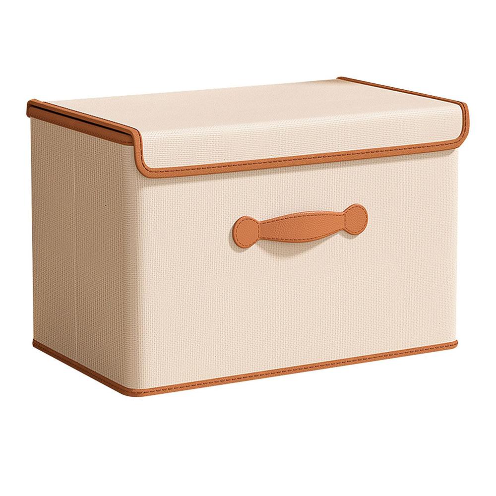 26 x 20 x 17cm Folding Storage Box with Lid Non-Woven Fabric Clothes Organizer, Beige
26 x 20 x 17cm Folding Storage Box with Lid Non-Woven Fabric Clothes Organizer, Beige