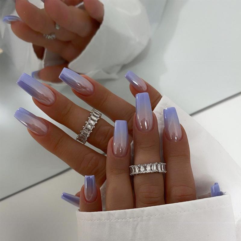 Hot-Selling Handmade Gradient Electroplated Nail Tips - 24 Removable False Nails LED Glue Set
Hot-Selling Handmade Gradient Electroplated Nail Tips - 24 Removable False Nails LED Glue Set