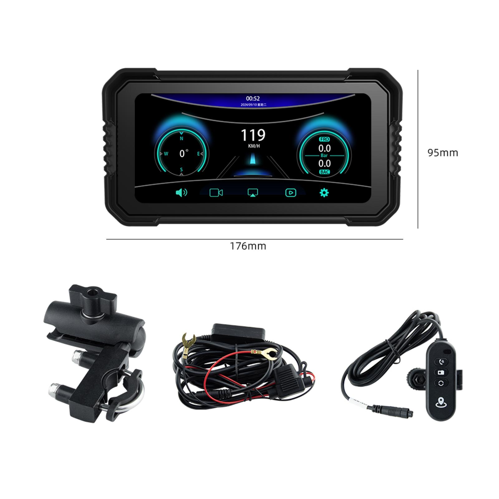 6,25-дюймовый мотоцикл CarPlay IP67 водонепроницаемый 800 нит внешний портативный экран для мотоцикла поддержка беспроводной CarPlay Android Auto
6,25-дюймовый мотоцикл CarPlay IP67 водонепроницаемый 800 нит внешний портативный экран для мотоцикла поддержка беспроводной CarPlay Android Auto