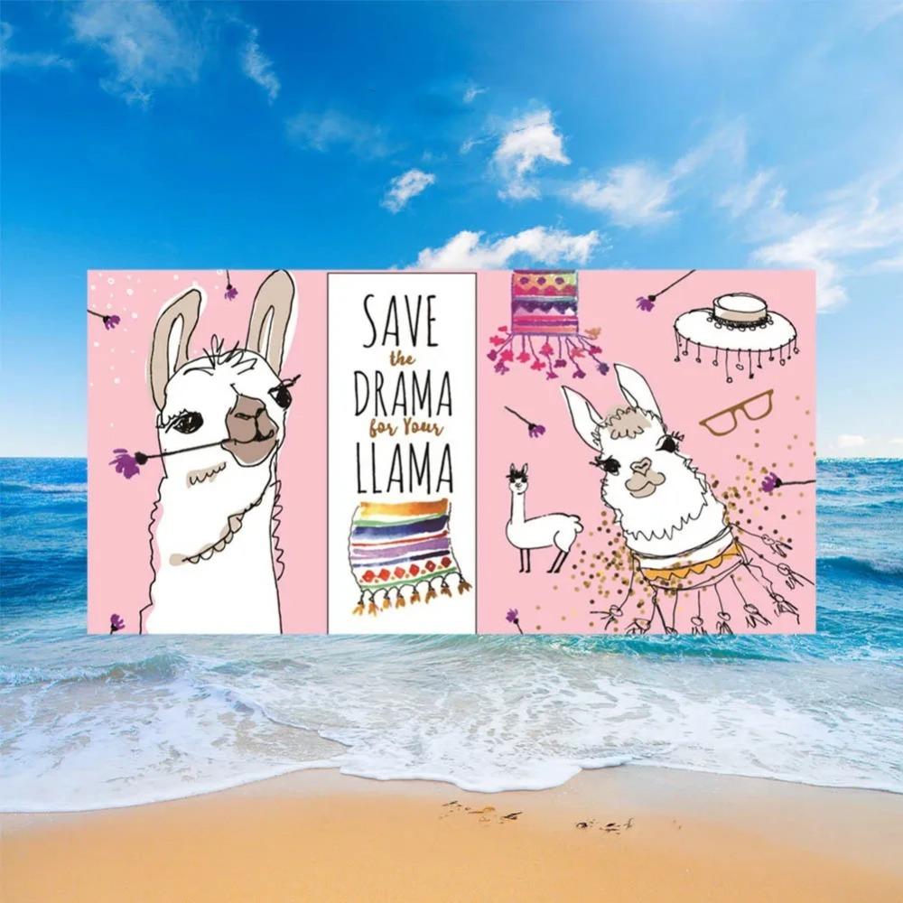 Cute Llama Alpaca Pattern Beach Towel Cartoon Animal Bath Towel for Sport Camping Yoga Surf Microfiber Quick Dry Swimming Cover W40*H60(CM)
Cute Llama Alpaca Pattern Beach Towel Cartoon Animal Bath Towel for Sport Camping Yoga Surf Microfiber Quick Dry Swimming Cover W40*H60(CM)