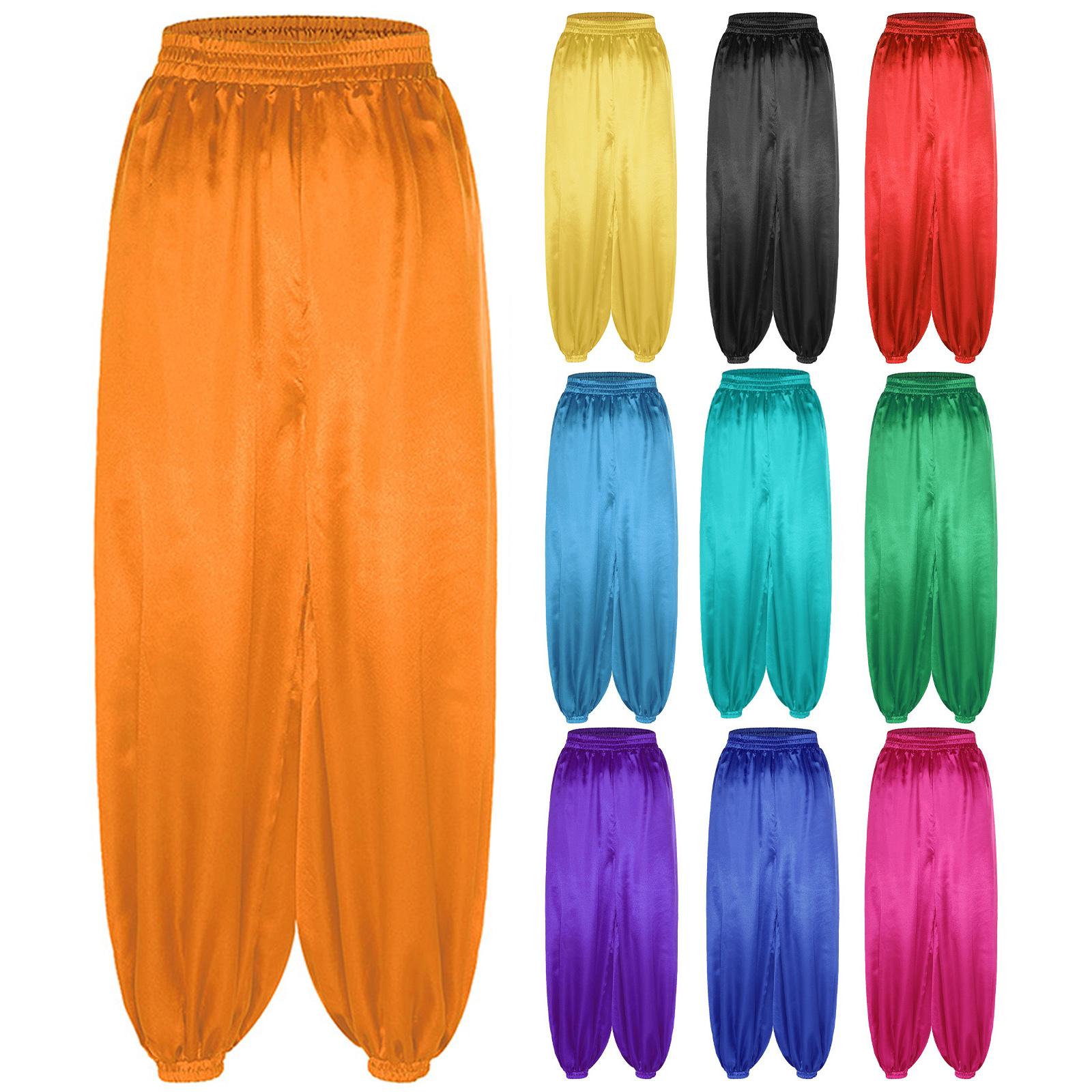 Womens Belly Dance Bloomers Pants Halloween Cosplay Costume Loose Solid Color Elastic Waistband Satin Pants Stage Performance S королівський синій колір
Womens Belly Dance Bloomers Pants Halloween Cosplay Costume Loose Solid Color Elastic Waistband Satin Pants Stage Performance S королівський синій колір
