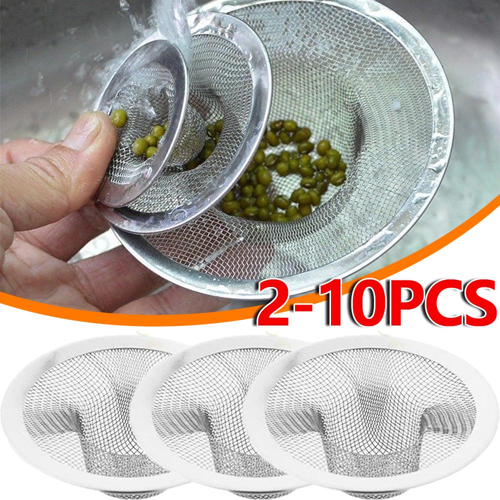 2-10pcs Stainless Steel Bathroom Drain Filter Net 7/9/11CM Screening Sink Drain Strainer Hair Catchers Stoppers Kitchen Tool 2pcs
2-10pcs Stainless Steel Bathroom Drain Filter Net 7/9/11CM Screening Sink Drain Strainer Hair Catchers Stoppers Kitchen Tool 2pcs