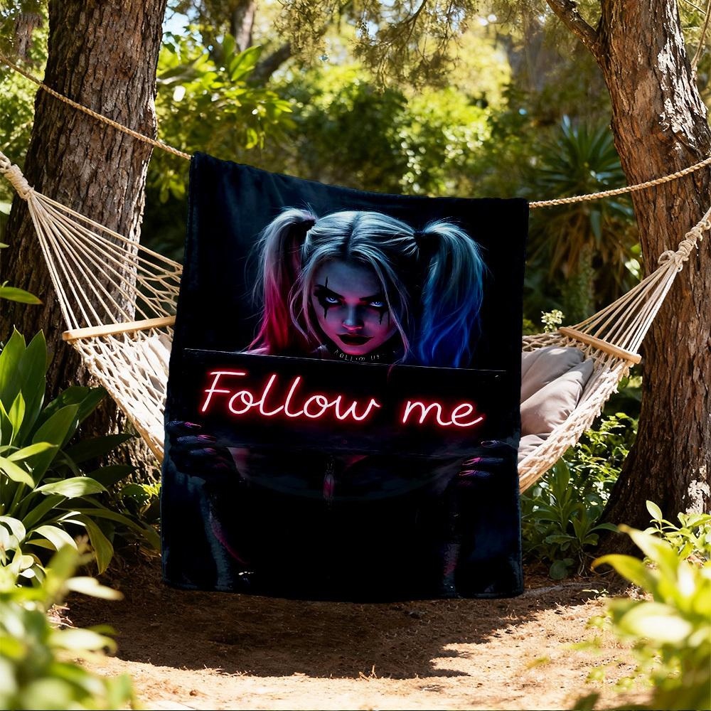 1pc Harley Quinn Outdoor Blanket - Throw Blanket, Soft , Flannel Blankets, Living Room, Travel, Camping c1209056 80x120cm
1pc Harley Quinn Outdoor Blanket - Throw Blanket, Soft , Flannel Blankets, Living Room, Travel, Camping c1209056 80x120cm