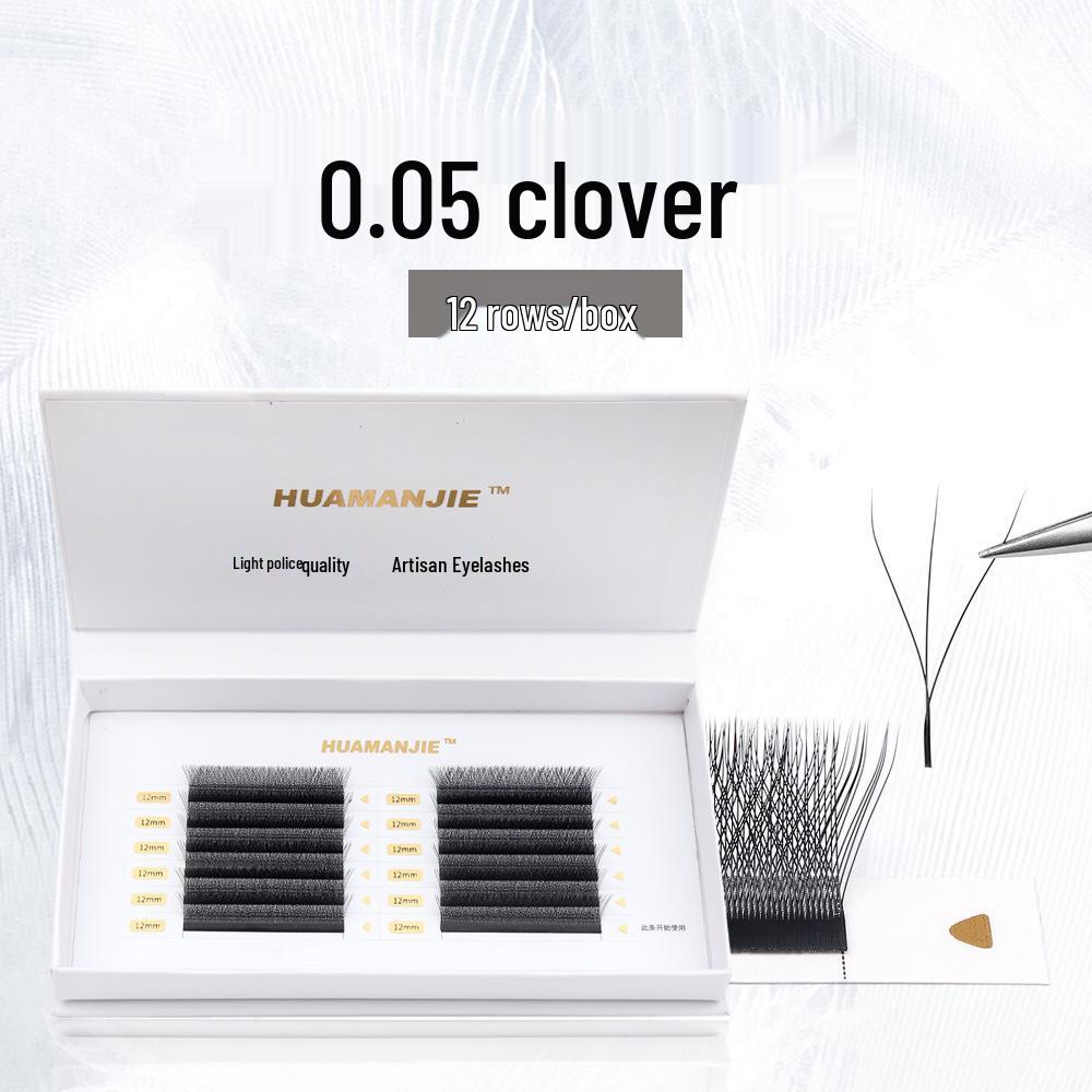 12-Row Clover Grafting Eyelashes: 0.05 mm Y-Type, Upgraded Dense, Non-Scattered Roots, Blooming Encryption False Eyelashes Paper Box Clover 0.05B
12-Row Clover Grafting Eyelashes: 0.05 mm Y-Type, Upgraded Dense, Non-Scattered Roots, Blooming Encryption False Eyelashes Paper Box Clover 0.05B