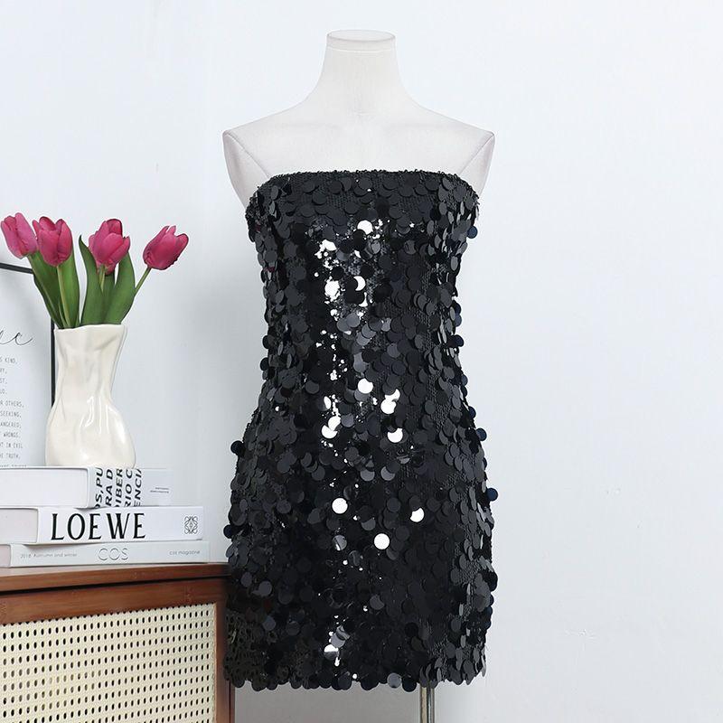 Australian Single W * Fox Special-Interest Design Sexy Sexy Heavy Embroidery Sequins Tube Top Dress Skirt Silm Sheath Dress Black L
Australian Single W * Fox Special-Interest Design Sexy Sexy Heavy Embroidery Sequins Tube Top Dress Skirt Silm Sheath Dress Black L