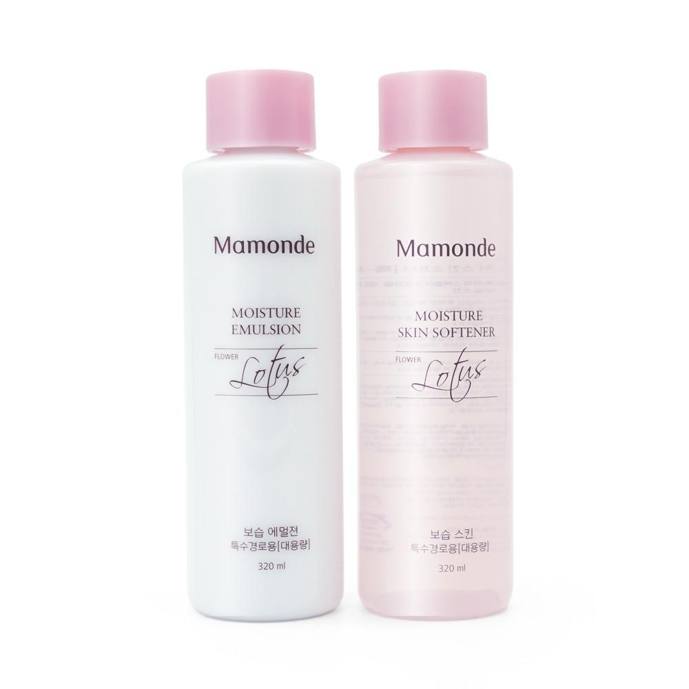 Mamonde Moisture 2-piece set (softener + emulsion)
Mamonde Moisture 2-piece set (softener + emulsion)