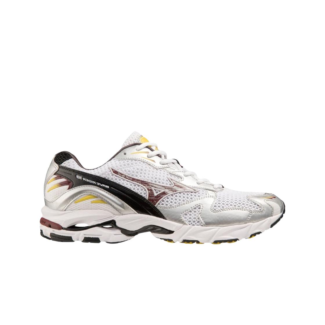 Mizuno Wave Rider 10 White Cabernet Silver 280
Mizuno Wave Rider 10 White Cabernet Silver 280
