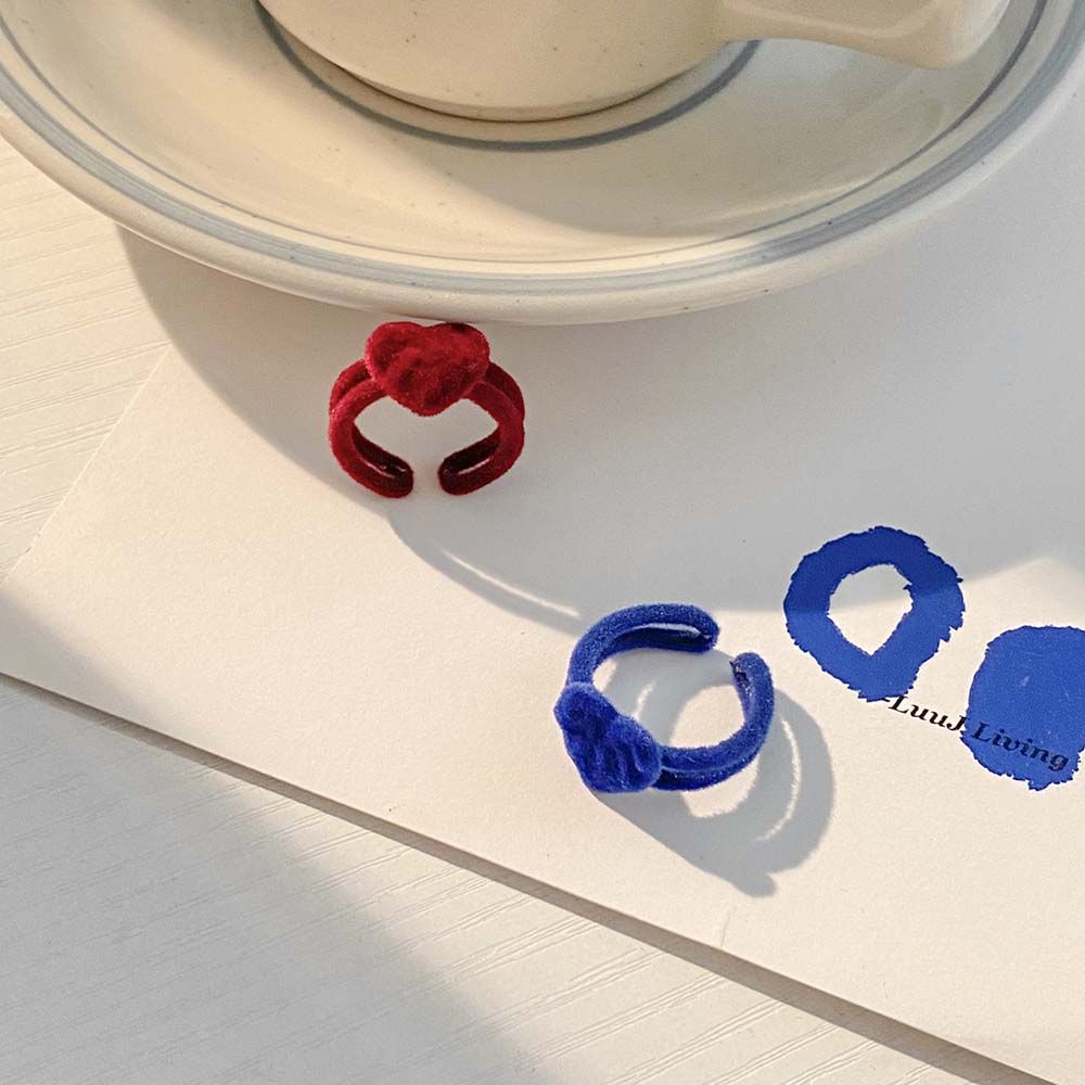 Velvet Love Heart Flocking Finger Ring Women s Open Rings Fashion Jewelry Korea Style Rings вино красного
Velvet Love Heart Flocking Finger Ring Women s Open Rings Fashion Jewelry Korea Style Rings вино красного