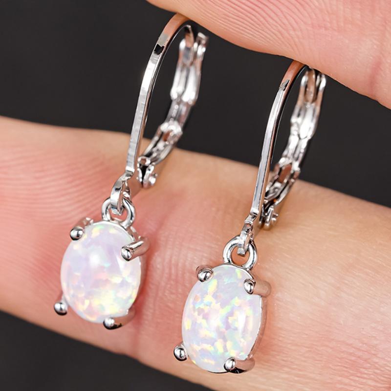 CAOSHI Simple Stylish Copper Color Dangle Earring with Shiny Imitation Opal Temperament Sweet Engagement Accessories for Women
CAOSHI Simple Stylish Copper Color Dangle Earring with Shiny Imitation Opal Temperament Sweet Engagement Accessories for Women
