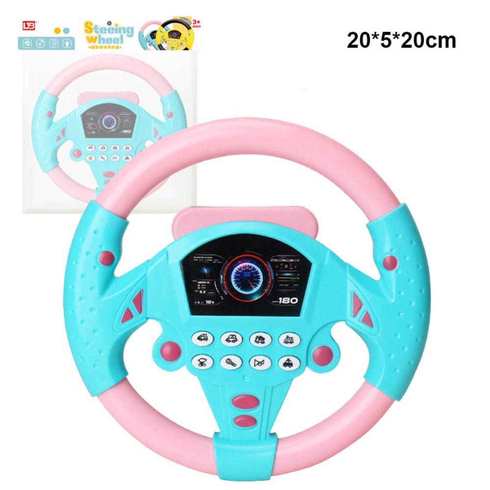 Пластикове дитяче сяюче кермо зі світлом/музикою/звуком, розвиваюче кермо для коляски 2
Пластикове дитяче сяюче кермо зі світлом/музикою/звуком, розвиваюче кермо для коляски 2