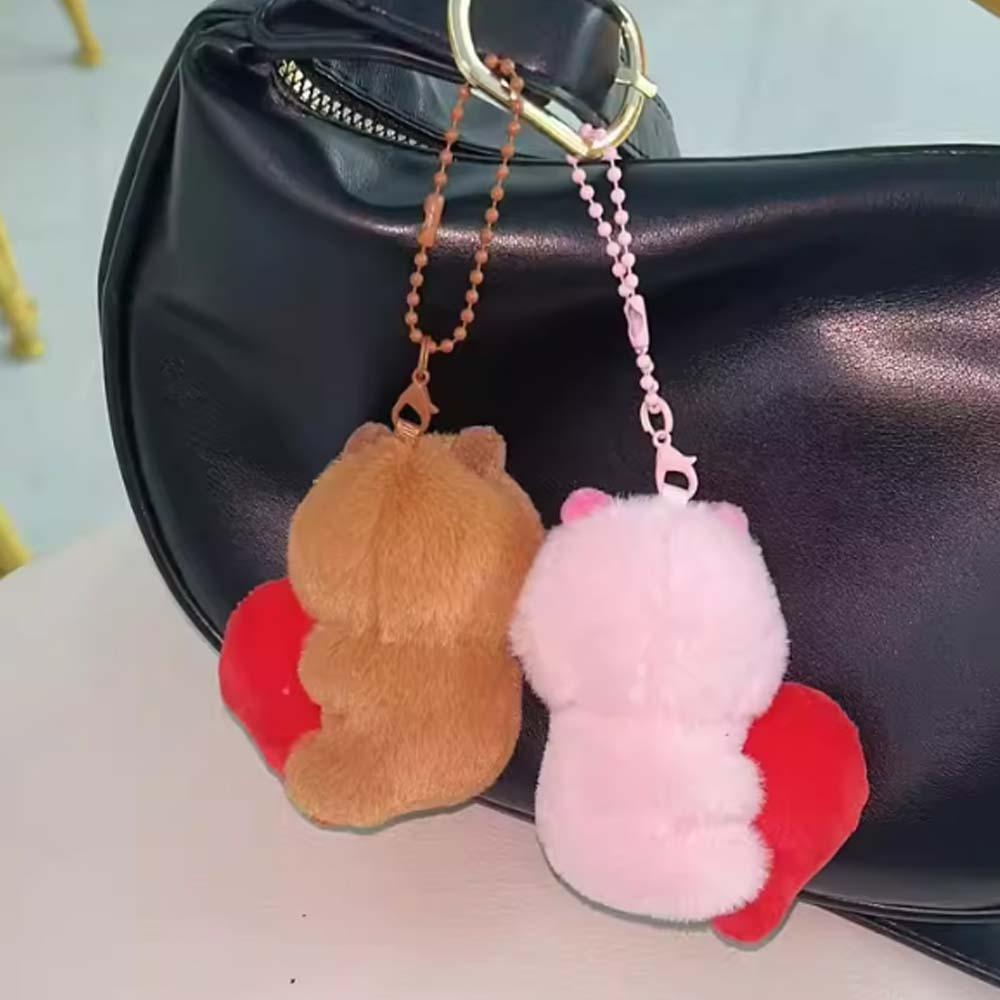 2pcs Mini Capybara Keychains Cute Cartoon Animal Key Ring Paired Bag Charm Party коричневий
2pcs Mini Capybara Keychains Cute Cartoon Animal Key Ring Paired Bag Charm Party коричневий