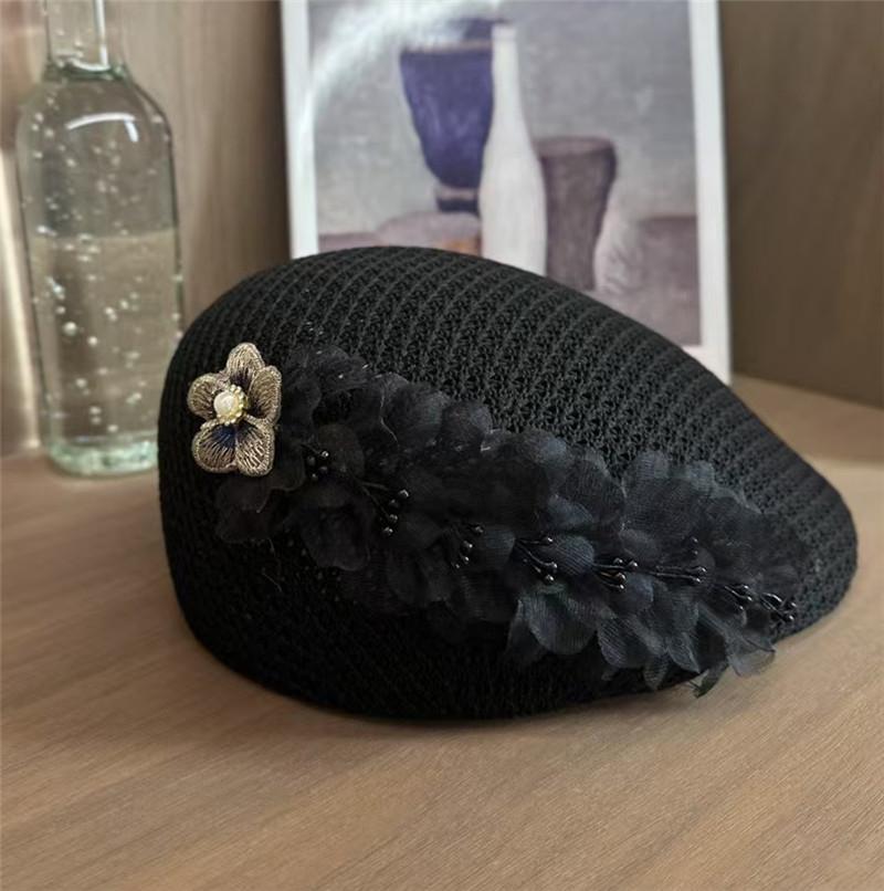 202504-2508325 chic ins summer embroidery flower Breathable knitted lady Forward cap women leisure visors hat head size 57cm чорний
202504-2508325 chic ins summer embroidery flower Breathable knitted lady Forward cap women leisure visors hat head size 57cm чорний