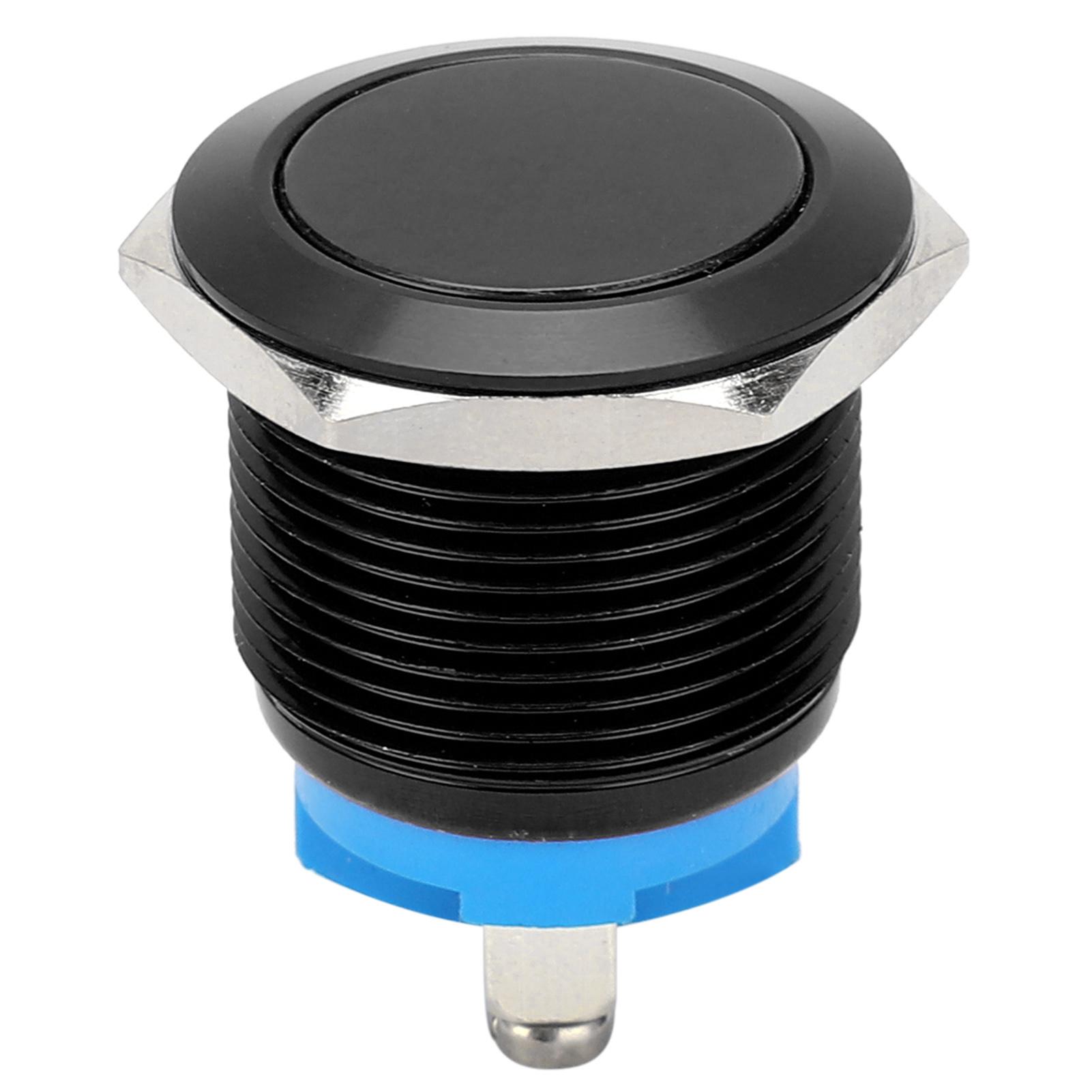Metal Push Button Switch Flat Head Full Oxidation SelfReset Jog Screw Foot Power Control 19mm(Black
Metal Push Button Switch Flat Head Full Oxidation SelfReset Jog Screw Foot Power Control 19mm(Black