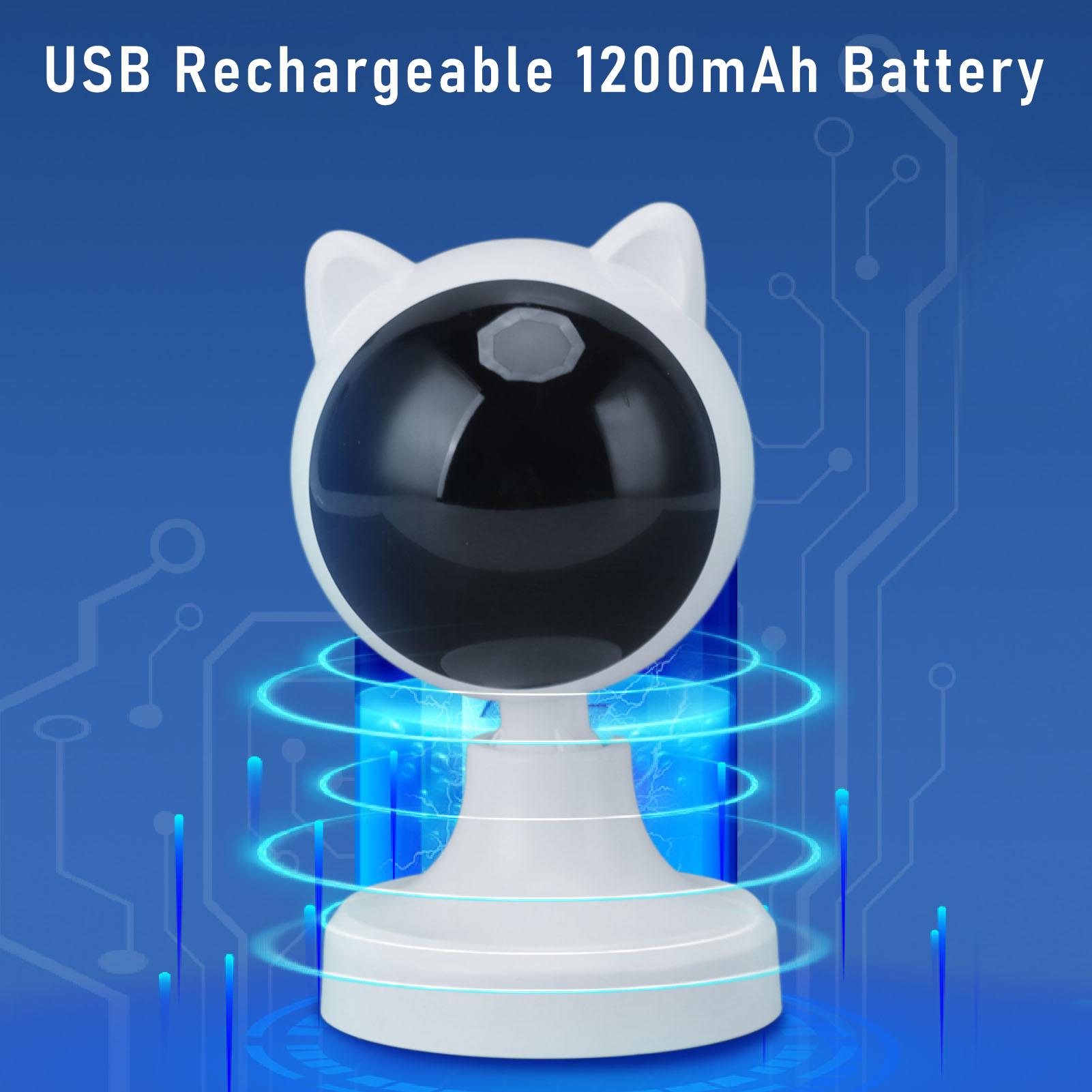 Игрушка для кошек с активацией движением через USB, автоматическая интерактивная игрушка для кошек и собак, живущих в помещении, быстрый и медленный режим, аккумулятор 1200 мАч белый
Игрушка для кошек с активацией движением через USB, автоматическая интерактивная игрушка для кошек и собак, живущих в помещении, быстрый и медленный режим, аккумулятор 1200 мАч белый