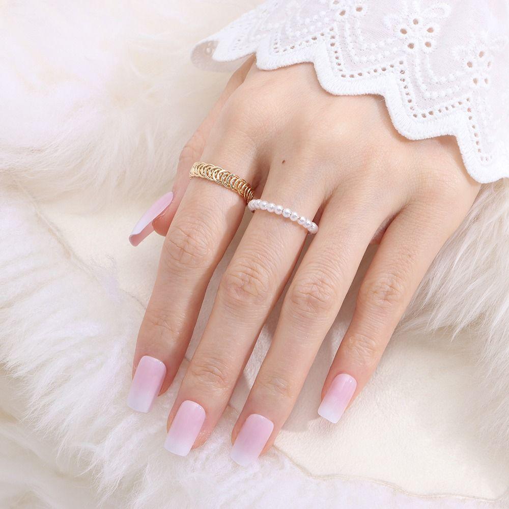 With Adhesive Tabs Fake Nails Medium Press On Nails Set Reusable Square Head False Nails Wearable 04
With Adhesive Tabs Fake Nails Medium Press On Nails Set Reusable Square Head False Nails Wearable 04