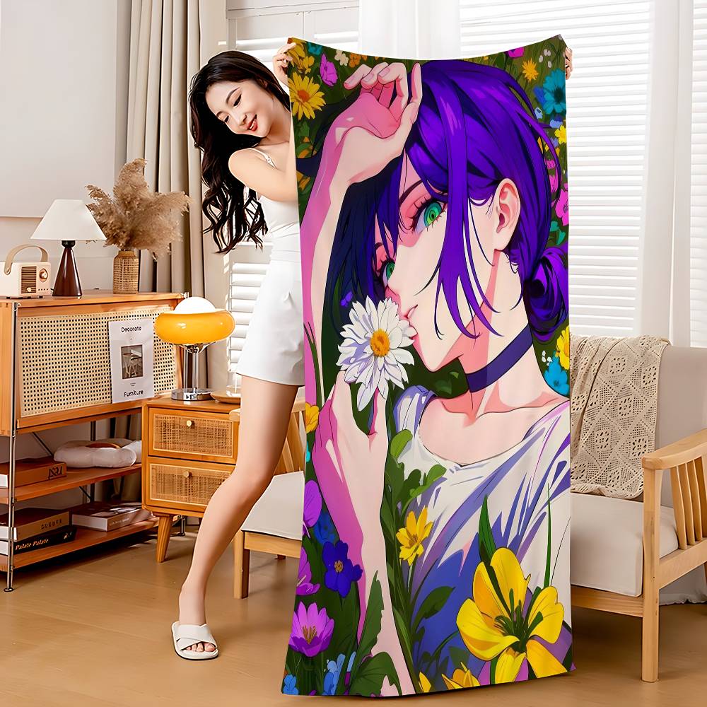 Anime Girl Reze Microfiber Blanket Quick Drying Beach Towels Oversized Printing Super Absorbent Pool Towel Blanket W30*H60(CM)
Anime Girl Reze Microfiber Blanket Quick Drying Beach Towels Oversized Printing Super Absorbent Pool Towel Blanket W30*H60(CM)